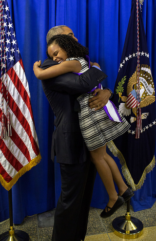 “I love you, Mr. President! Please don’t go!” May 4, 2016White House Photo by Pete Souza